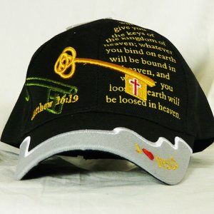 Black Christian Baseball Cap NWOT